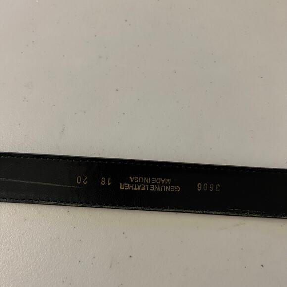 Vintage USA Made Tan Genuine Suede Leather Silver Tipped Western Belt Size L - Picture 5 of 11